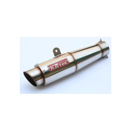 GPスタイルテーパーサイレンサーステンレス（SUS304）・出口タイプ：M1・テーパー長：140mm・差込径：φ60.5　K2-tec（ケイツーテック）