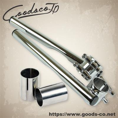 セパレートハンドル 22.2mm/Φ33 クローム GOODS（モーターガレージグッズ）