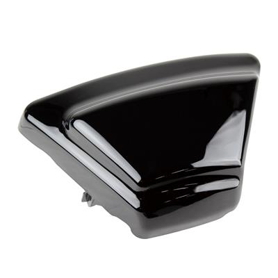 SR400/500 09～19年 ETCビルトイン・サイドカバー 黒塗装仕上げ GOODS（モーターガレージグッズ）｜バイク メンテ館