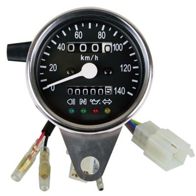SR400/SR500（93～02年） 60Φインジゲータ内蔵スピードメーターキット/トリップ付き・LED照明 GOODS（モーターガレージグッズ）