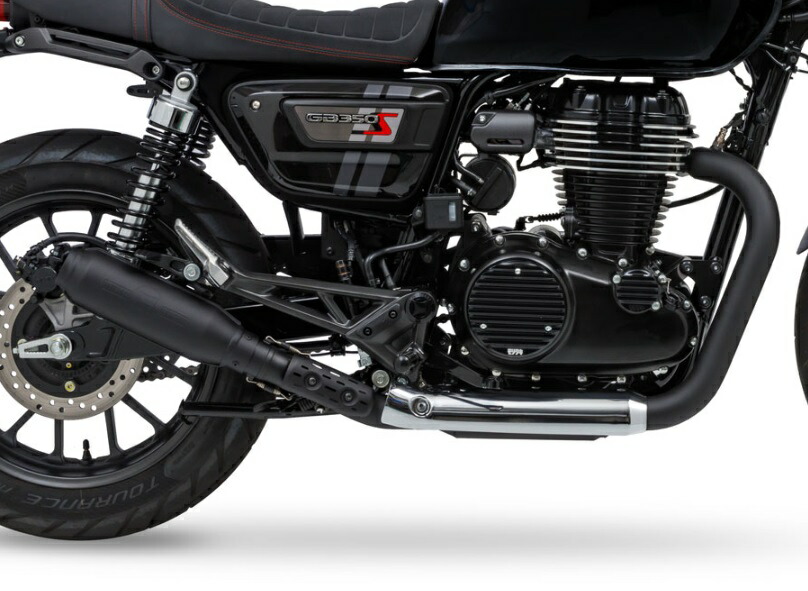 GB350/GB350S（2BL-NC59） スリップオン エキゾースト MONSTER（モンスター） BLACK MORIWAKI（モリワキ）