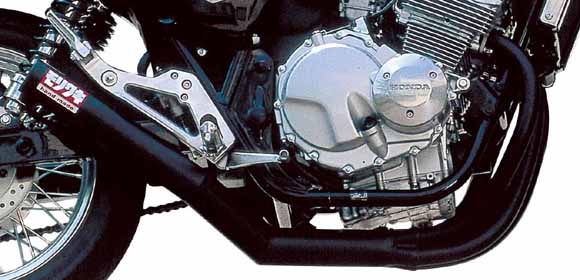 CB400FOUR ワンピース ブラック フルエキゾーストマフラー MORIWAKI（モリワキ）｜バイク メンテ館