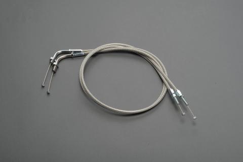 Z1・Z2 スロットルケーブル メッシュ スタンダード長 エムテック中京（M-TEC中京）