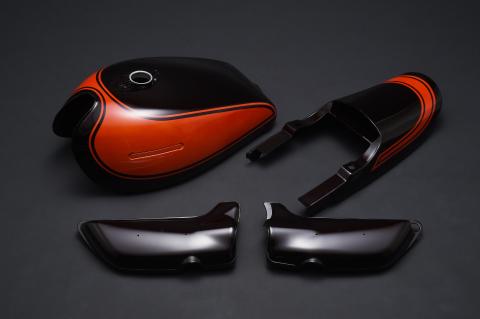 Z1・Z2 火の玉ペイント 4点セット ダブルピッチ エムテック中京（M-TEC中京）