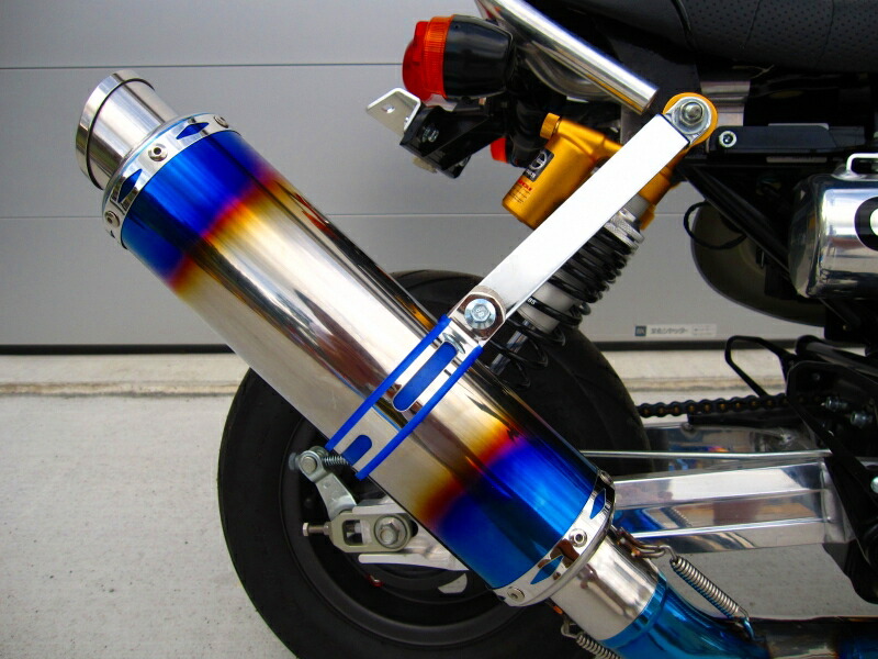 モンキーZ50J パワーアップマフラー・ステン製 MINIMOTO(ミニモト)