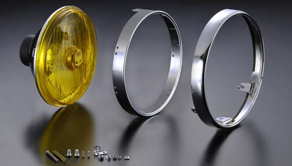 889ドライビングランプAssy 180mm イエローレンズ MARCHAL（マーシャル）｜バイク メンテ館