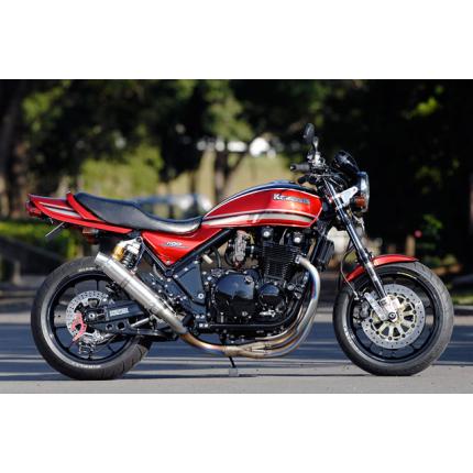 4in1 手曲げチタンEXマフラー(UPタイプ)アルミΦ90 NITRO RACING(ナイトロレーシング) ゼファー1100(ZEPHYR)|バイク メンテ館