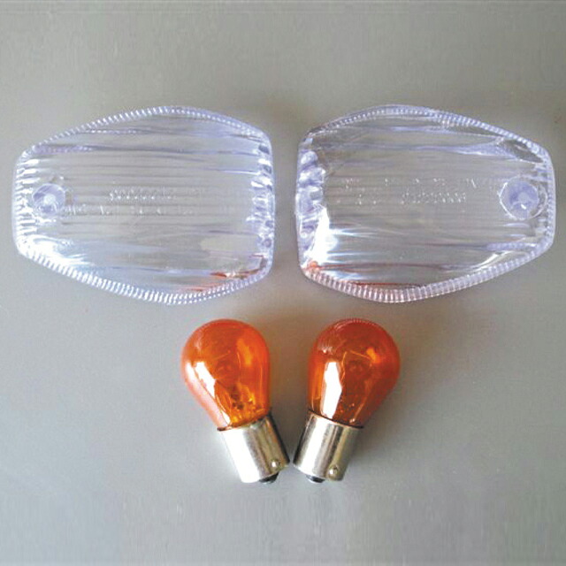 CBR954（02～03年） クリアウインカー・レンズセット LEDバルブ付属 フロント用 ODAX（オダックス）