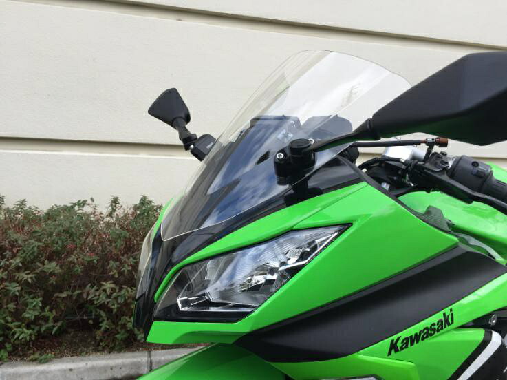 Ninja250（ニンジャ）13年～ レーシングスクリーン クリア 35mmロング PENSKE（ペンスケ）