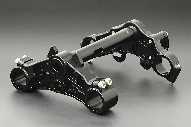 Z1・Z2 72～75年 トリプルクランプキット Type-2 クランプ径38Φ ブラック PMC（ピーエムシー）