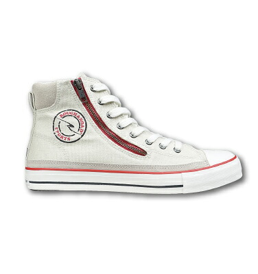 RR5837 ラフライディングスニーカー アイボリー×レッド 23.0cm ラフアンドロード(Rough&Road)|バイク メンテ館