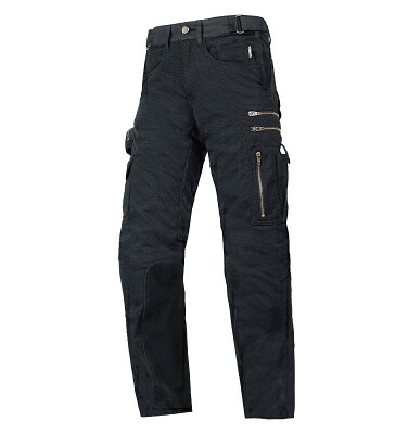 RR7516LF バイカーZIPメッシュパンツルーズフィット ブラック LWサイズ ラフアンドロード（Rough＆Road） 10,447円