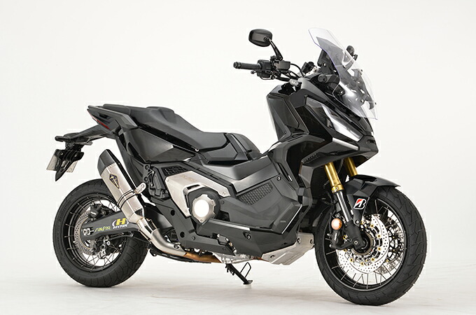 リアルスペック スリップオン マフラー チタンポリッシュ カーボンエンド r's gear(アールズギア) X-ADV(2BL-RC95・8BL-RH10)|バイク メンテ館