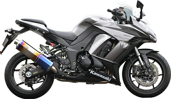 Z1000(10~16年) ワイバン シングル クロスオーバルチタンポリッシュ r's gear(アールズギア)|バイク メンテ館