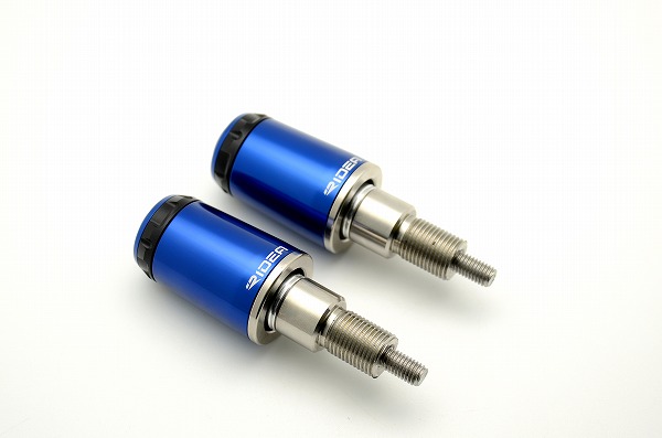 TMAX（SJ04J・SJ08J） SPINNER ハンドルバーエンド ロングタイプ ブルー SSB-1A-16-BE RIDEA（リデア）｜バイク メンテ館