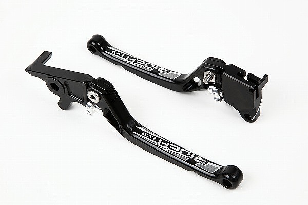 アドレスV125（ADDRESS） ノブアジャストブレーキレバー 左右セット ブラック RIDEA（リデア）
