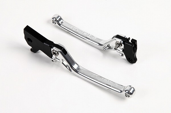 アドレスV125（ADDRESS） ノブアジャストブレーキレバー 左右セット シルバー RIDEA（リデア）