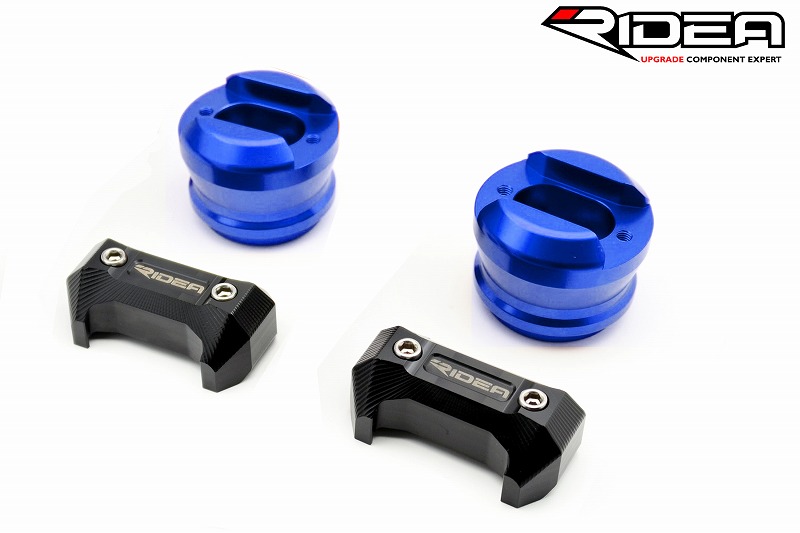 YZF-R1（09～14年） フレームスライダー ブルー RIDEA（リデア）｜バイク メンテ館