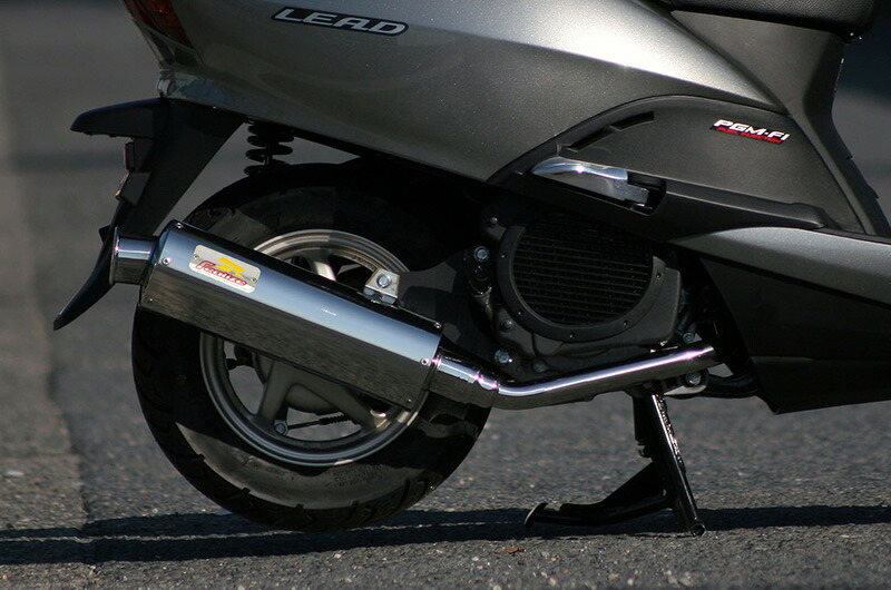 Realizeホンダリード110JF19 22Racing SUS マフラー 楽天市場】Realize リード110 バイクマフラー EBJ-JF19 22Racing