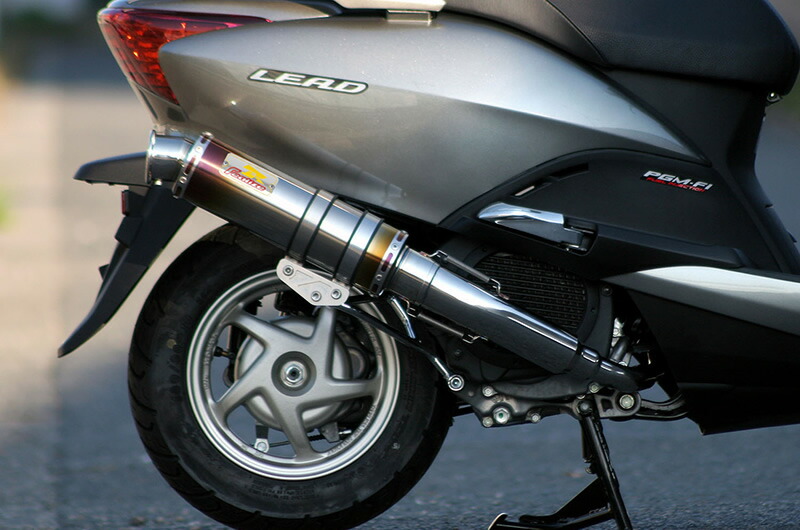 Realizeホンダリード110JF19 22Racing SUS マフラー ホンダ Realize リード110 バイクマフラー EBJ-JF19 22Racing Ti
