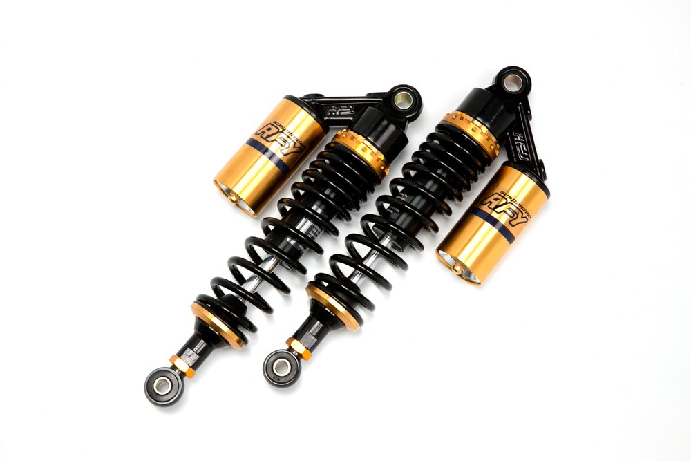 楽天市場】【送料無料】 サスペンション XJR400 XJ400D SR400 320mm 黒