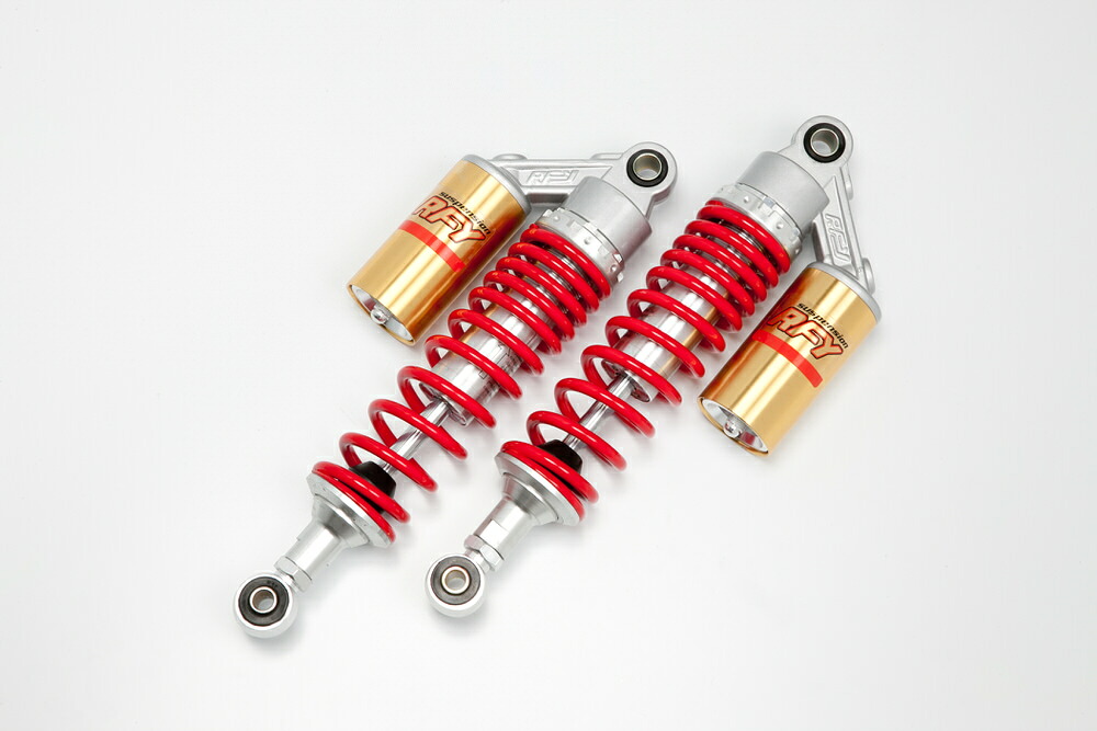 GSX400インパルス（GK79A/GK7CA） レッド/ゴールドリアショック RFY（アールエフワイ）｜バイク メンテ館