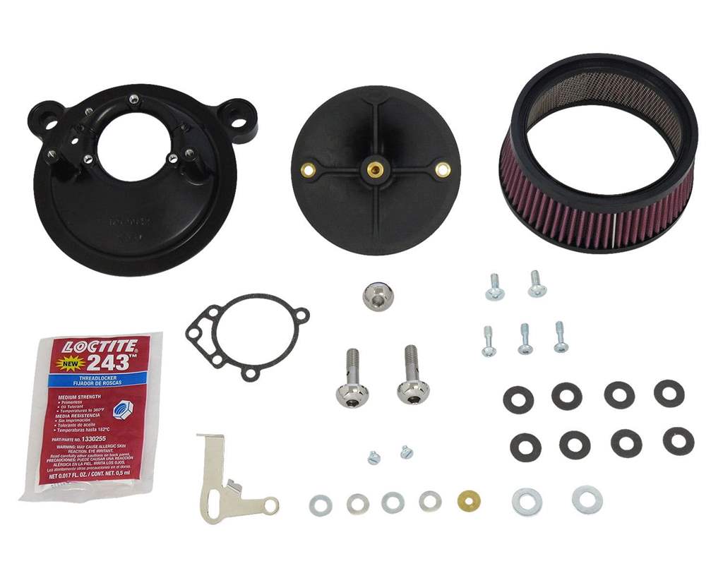 ステルスエアクリーナー 純正カバー用 99-06y ビッグツイン E,G(016531) S&S(エスアンドエス)
