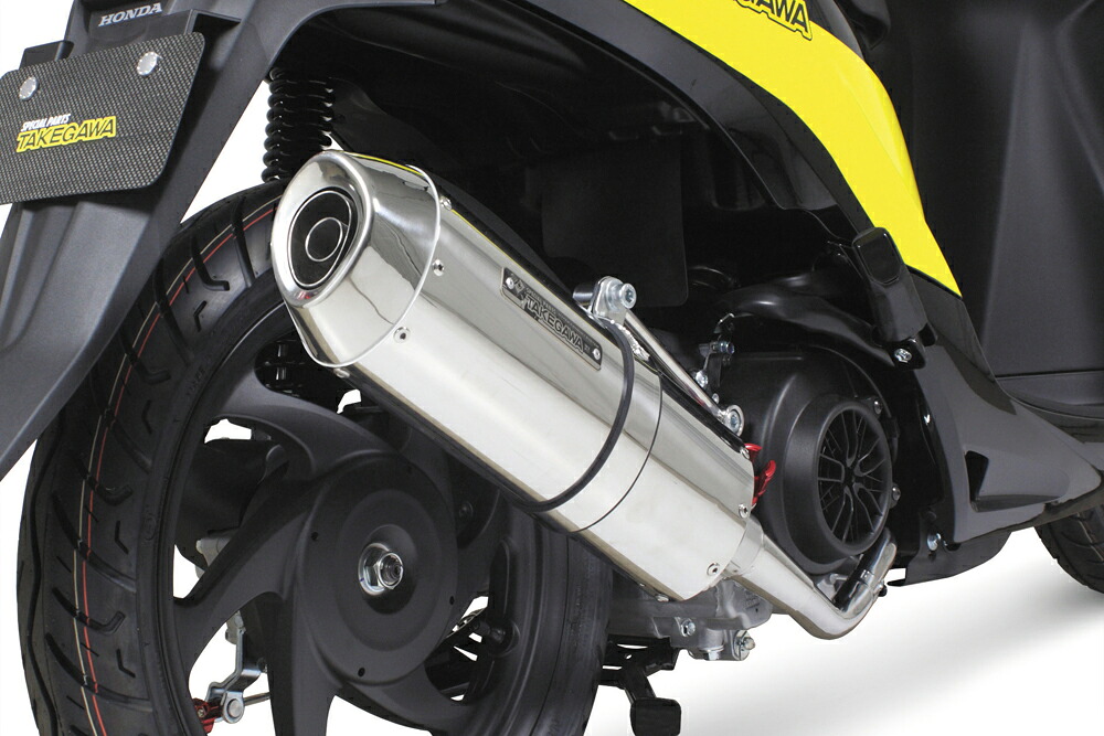 Dio110（ディオ110）JF58 コーンオーバルマフラー（政府認証マフラー） SP武川（TAKEGAWA）