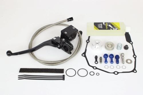 CT125ハンターカブ(JA65)/クロスカブ110(JA60)/ダックス125(JB04) ハイドロクラッチコンバージョンキット(クラッチレバー/ブラック) SP武川(TAKEGAWA)|バイク メンテ館
