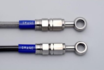 MT-07（14年） リアブレーキホースキット ステンレス/クリアホース スウェッジライン（SWAGE-LINE） 6,805円