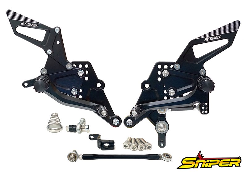 CBR250RR（MC51） バックステップ ブラック 逆シフト専用 レース用 SNIPER（スナイパー）