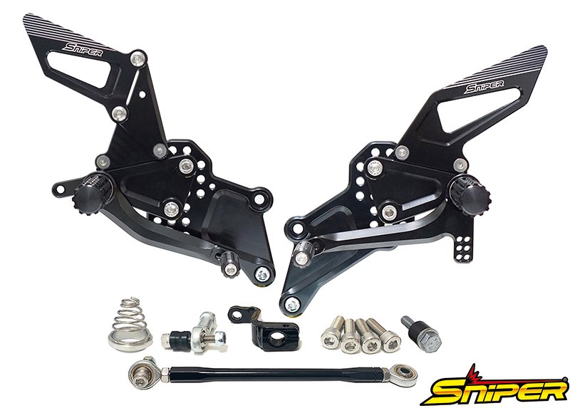 YZF-R25 バックステップ ブラック 逆シフト専用（レース用） SNIPER（スナイパー）