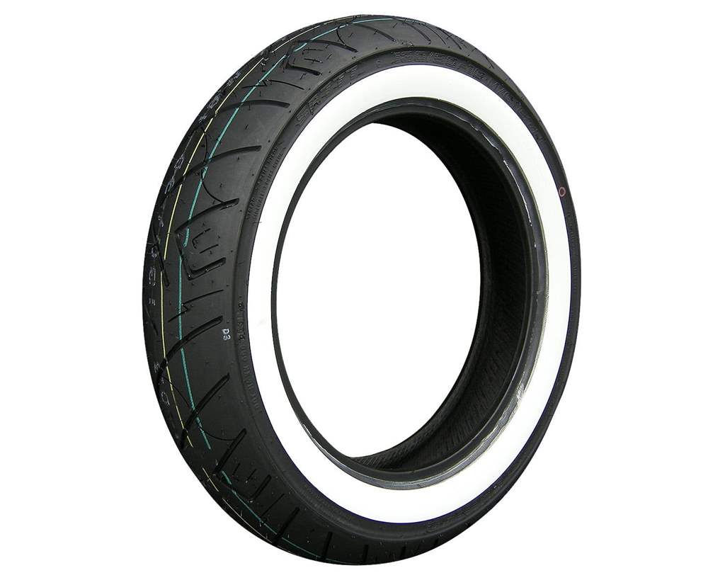 SR777 ホワイトウォール 130/90-16 フロントタイヤ SHINKO（シンコー）