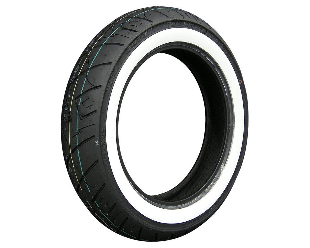 SR777 ホワイトウォール 130/90B16 73H TL リアタイヤ SHINKO（シンコー）