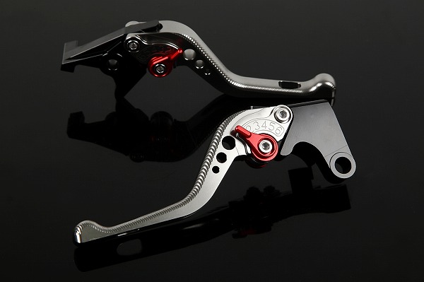 Z250 ショートアジャストレバーセット 3D レバー：チタン SSK SPEEDRA（スピードラ）