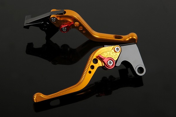 YZF-R25 ショートアジャストレバーセット 3D レバー：ゴールド SSK SPEEDRA（スピードラ）
