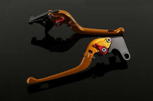 Ninja1000（ニンジャ） 可倒式アジャストレバーセット 3D レバー：ゴールド SSK SPEEDRA（スピードラ）