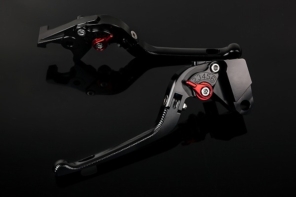 可倒式アジャストレバー 3Dタイプ クラッチ＆ブレーキセット ブラック （NISSINタンク別体式横型用） SSK SPEEDRA（スピードラ）