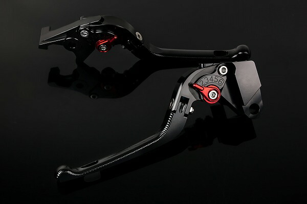 GSX-R1000 '05-'06 可倒式アジャストレバーセット 3D レバー：ブラック SSK SPEEDRA（スピードラ）