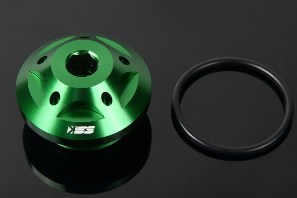 楽天市場】ZX-6R・RR オイルフィラーキャップ M30×P1.5 グリーン