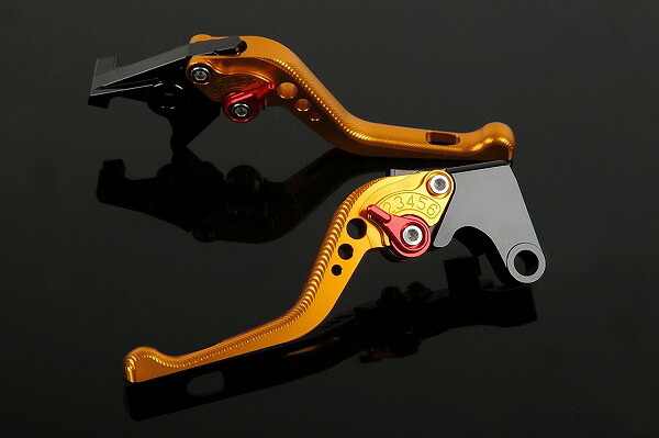 ゼファーχ（ZEPHYR） ショートアジャストレバーセット 3D レバー：ゴールド SSK SPEEDRA（スピードラ）