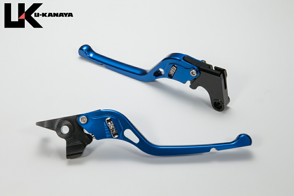 ホイールタイプ アルミビレットレバー ブルー（ツヤあり） U-KANAYA GB350/GB350S（2BL-NC59）～22年