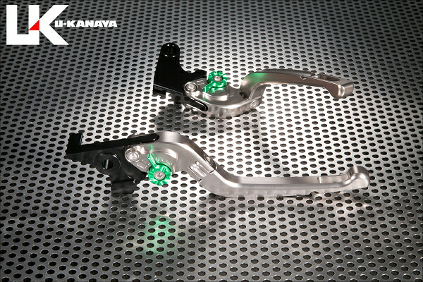 NC750X（RC72） 可倒式Rタイプ アルミビレットレバーセット（チタンカラー） U-KANAYA