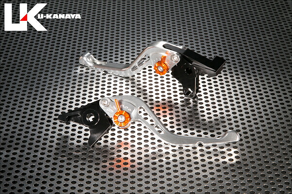 XJR1300C GPタイプ ショートアルミビレットレバーセット（シルバー） U-KANAYA