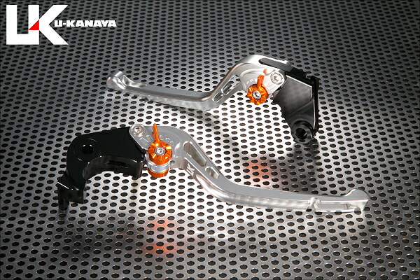 YZF-R1（15年～） GPタイプ ロングアルミビレットレバーセット（シルバー） U-KANAYA 11,138円