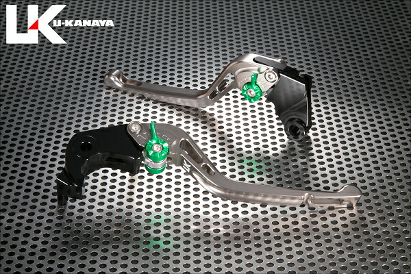 YZF-R1(15年~) GPタイプ ロングアルミビレットレバーセット(チタンカラー) U-KANAYA