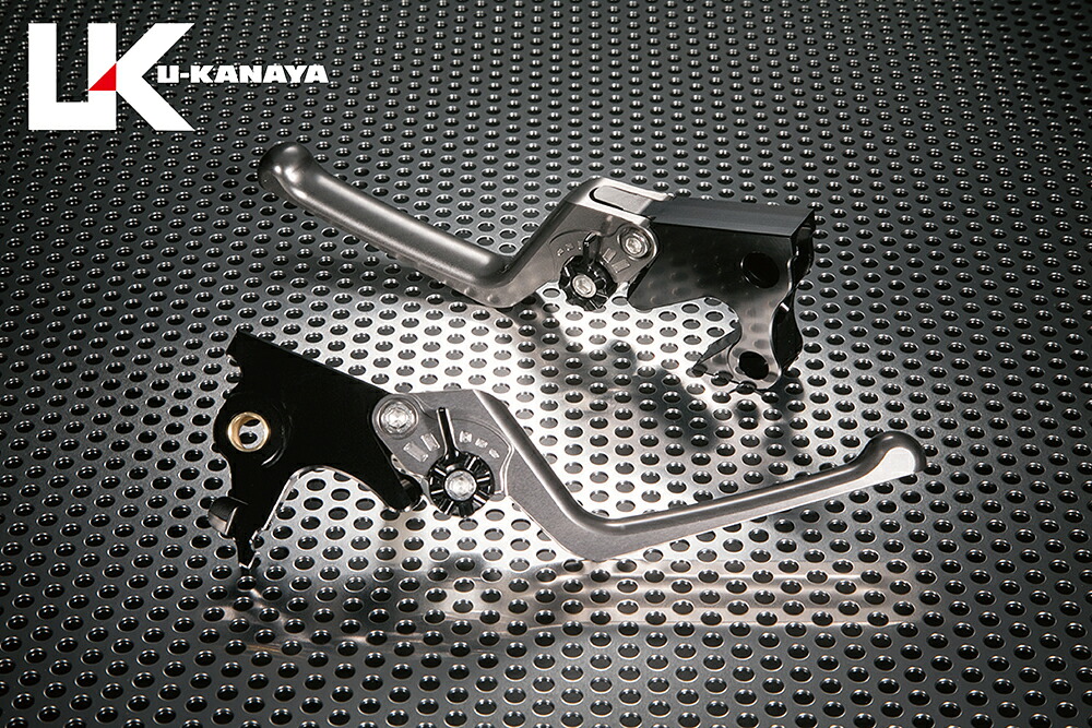 スポーツスター(SPORTSTER) ストリートタイプ アルミビレットレバーセット(チタンカラー) U-KANAYA|バイク メンテ館