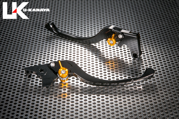 CBR250RR（2BK-MC51） ツーリングタイプ アルミビレットレバーセット（ブラック） U-KANAYA