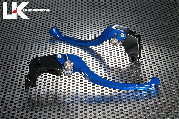 CBR1000RR FIRE BLADE（2BL-SC77） ツーリングタイプ アルミビレットレバーセット ブルー U-KANAYA