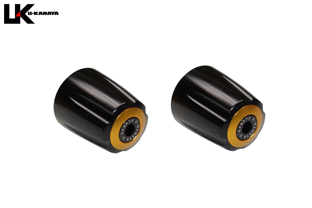 TMAX500（SJ02J/SJ04J/SJ08J） アルミビレットハンドルバーエンド グルーヴタイプ（ブラック） U-KANAYA 4,950円